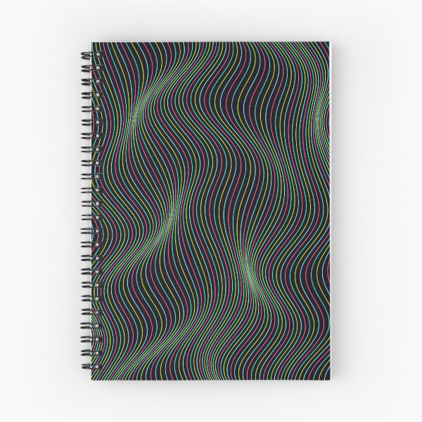 Item preview, Abstract Cyberpunk City Neon Wavy Lines Pattern designed and sold by GraphyLab.
