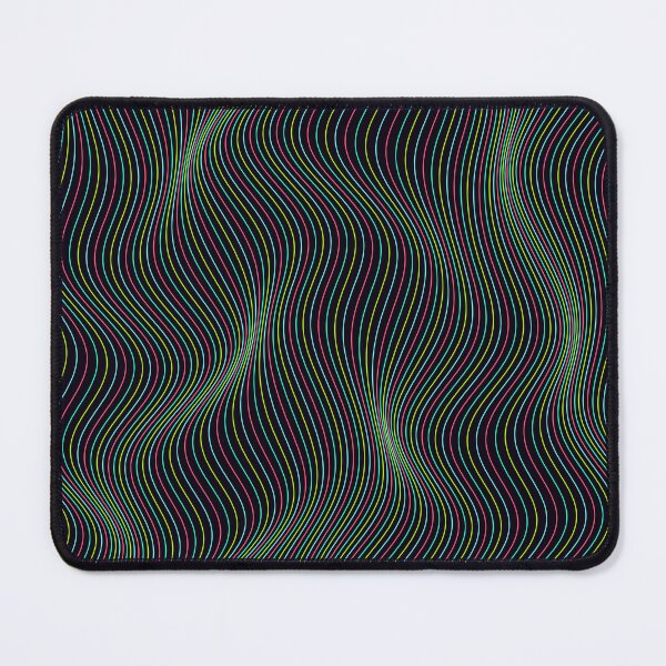 Item preview, Abstract Cyberpunk City Neon Wavy Lines Pattern designed and sold by GraphyLab.