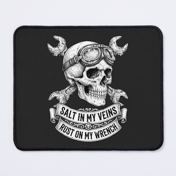 Item preview, Biker Skull Skeleton Motorcycle Mechanic Garage Gear designed and sold by SplashTastic.