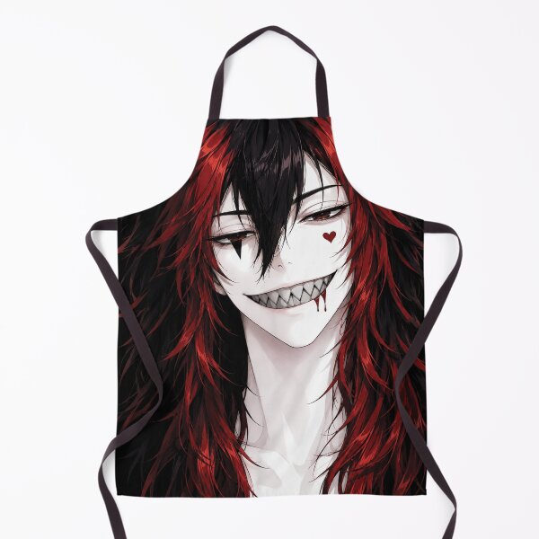 Item preview, Dark Anime Girl – Red & Black Gothic Horror Smile designed and sold by DesingUy.
