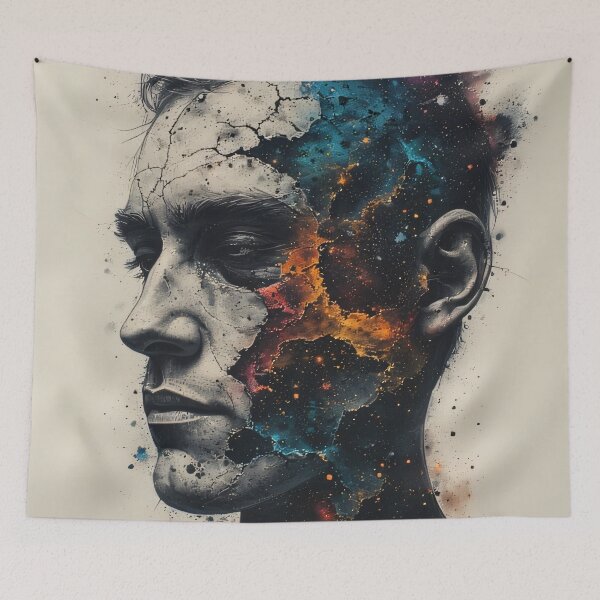 Item preview, The cosmos permeates the human mind designed and sold by Mianku | Für das Leben.