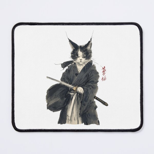 Item preview, Samurai Cat Warrior designed and sold by odessathomas.