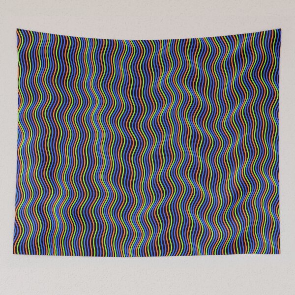 Item preview, Futuristic Vibrant Multicolor Neon Wavy Pattern designed and sold by GraphyLab.
