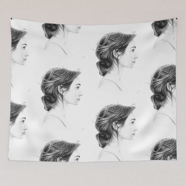 Item preview, Eleanor Tomlinson pencil portrait designed and sold by wu-wei.
