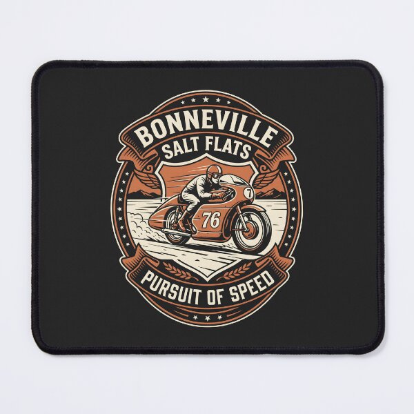 Item preview, Bonneville Salt Flats Racing Vintage Speed Demon Badge designed and sold by SplashTastic.