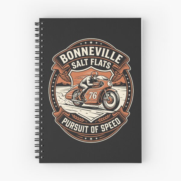 Item preview, Bonneville Salt Flats Racing Vintage Speed Demon Badge designed and sold by SplashTastic.