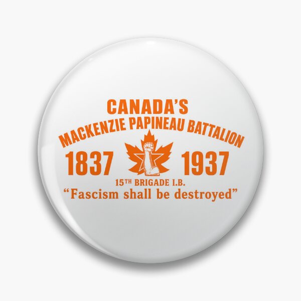 Item preview, Canadas Mackenzie Papineau Battalion Antifascist Commemorative Artwork Print designed and sold by PinUpPizzazz.