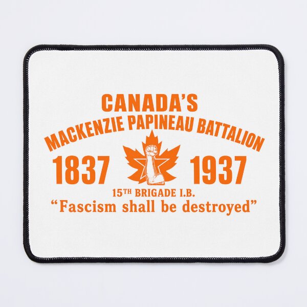 Item preview, Canadas Mackenzie Papineau Battalion Antifascist Commemorative Artwork Print designed and sold by PinUpPizzazz.
