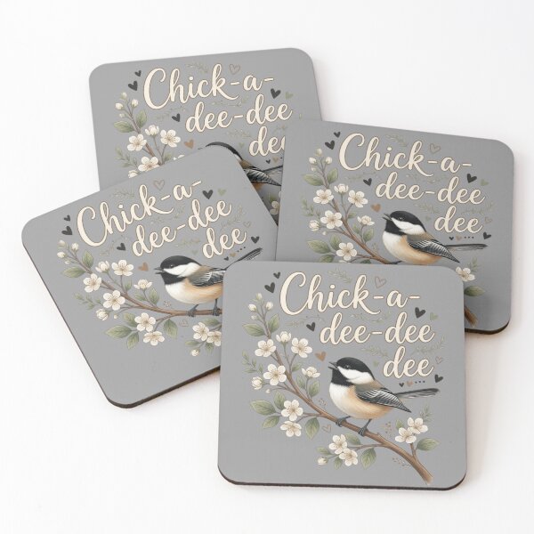 Item preview, Chick A Dee Dee Dee Cute Chickadee Bird designed and sold by CF_VintageDesign.