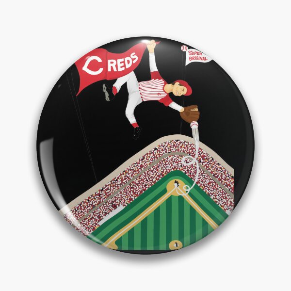 Item preview, Retro Baseball Stadium Player Art designed and sold by Loopdrawings.