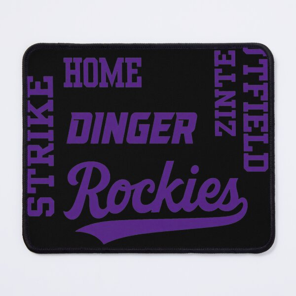 Item preview, Purple Mountain Baseball Glove Typography Art designed and sold by Loopdrawings.