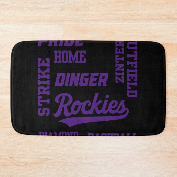 Item preview, Purple Mountain Baseball Glove Typography Art designed and sold by Loopdrawings.
