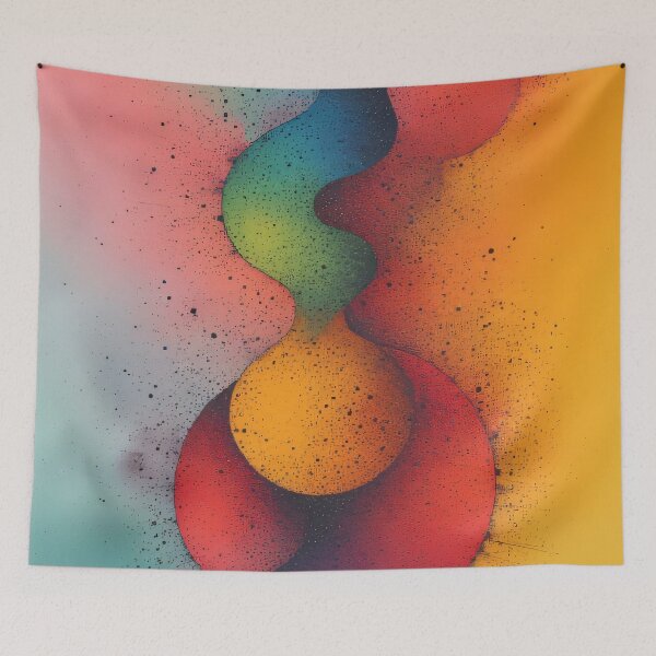 Item preview, Dancing colors, abstract shapes, emotional aura designed and sold by Mianku | Für das Leben.
