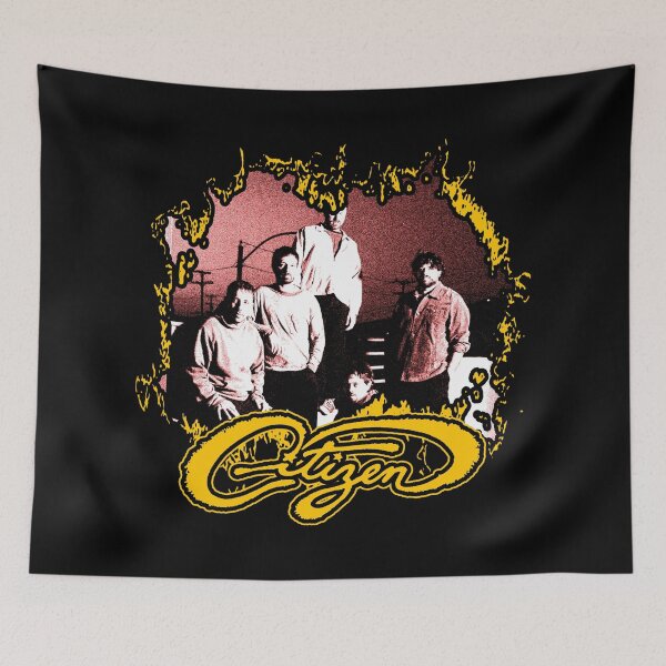 Item preview, Red Silhouette Style Emo Band designed and sold by GuadalupeDecker.