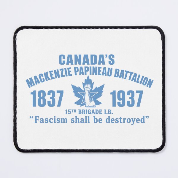 Item preview, Canadas Mackenzie Papineau Battalion Antifascist Commemorative Artwork Print designed and sold by PinUpPizzazz.