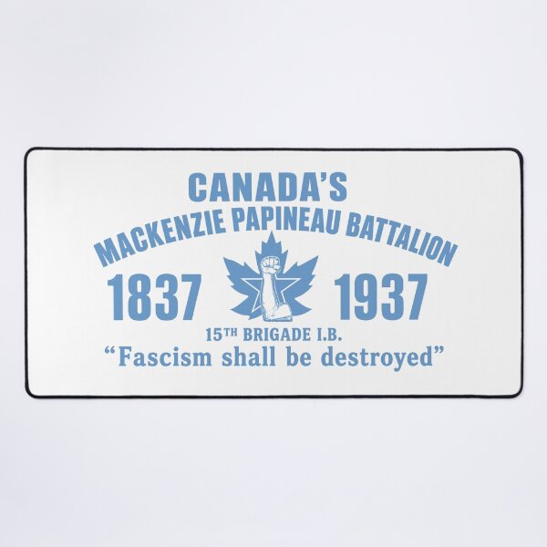 Item preview, Canadas Mackenzie Papineau Battalion Antifascist Commemorative Artwork Print designed and sold by PinUpPizzazz.