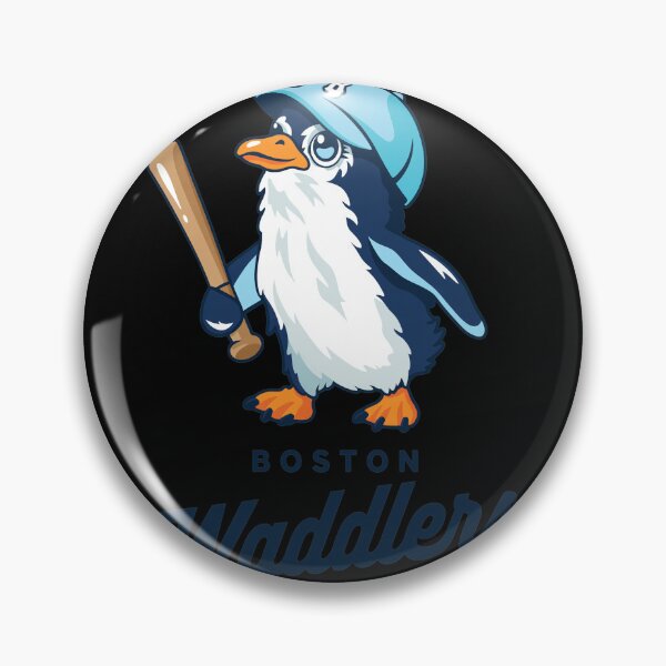 Item preview, Boston Waddlers Penguin Baseball Mascot designed and sold by BlossomieStore.