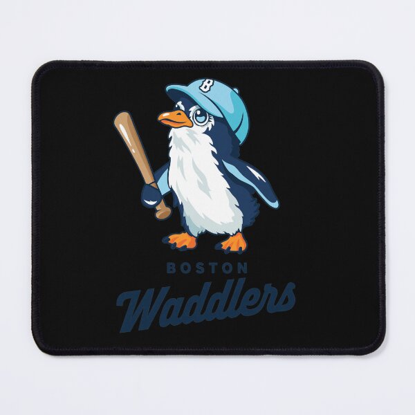 Item preview, Boston Waddlers Penguin Baseball Mascot designed and sold by BlossomieStore.