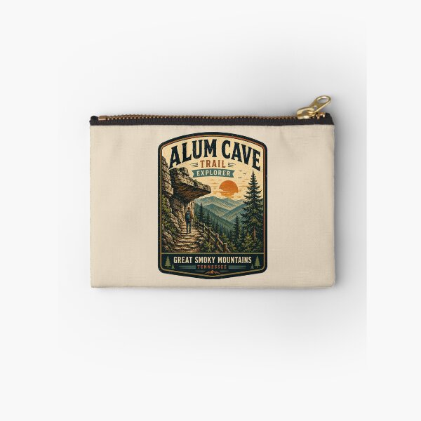 Item preview, Alum Cave Trail Vintage Hiking Emblem – Retro Mountain Adventure Badge designed and sold by Globalcitytees.