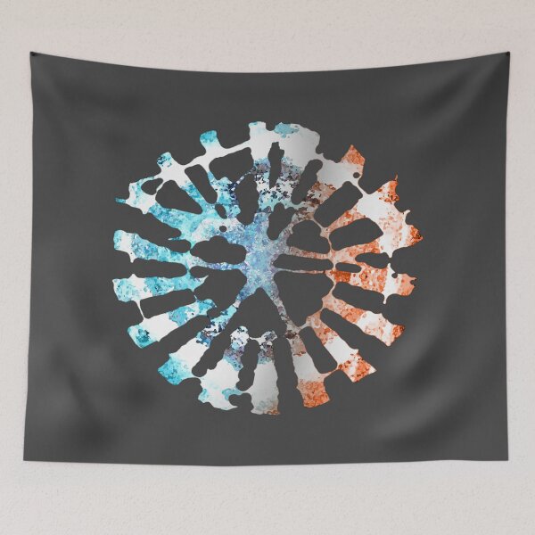 Item preview, Color wheel, splashes, mandala, mystical, flow designed and sold by Periartwork.