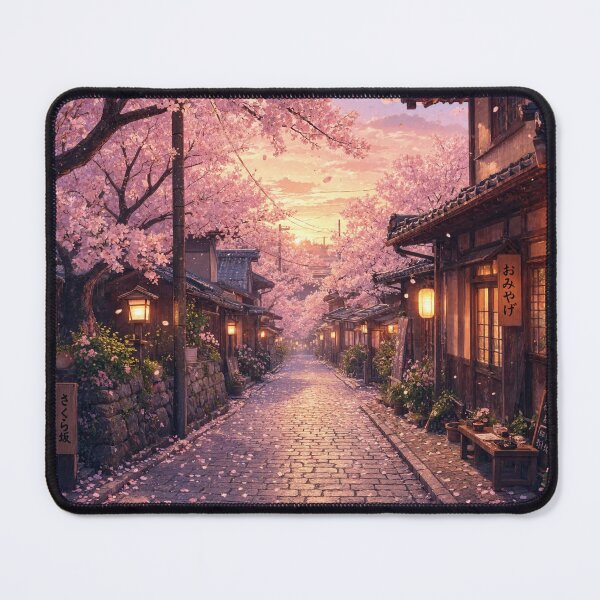 Item preview, Cherry Blossom Dream Street designed and sold by Sajoire.