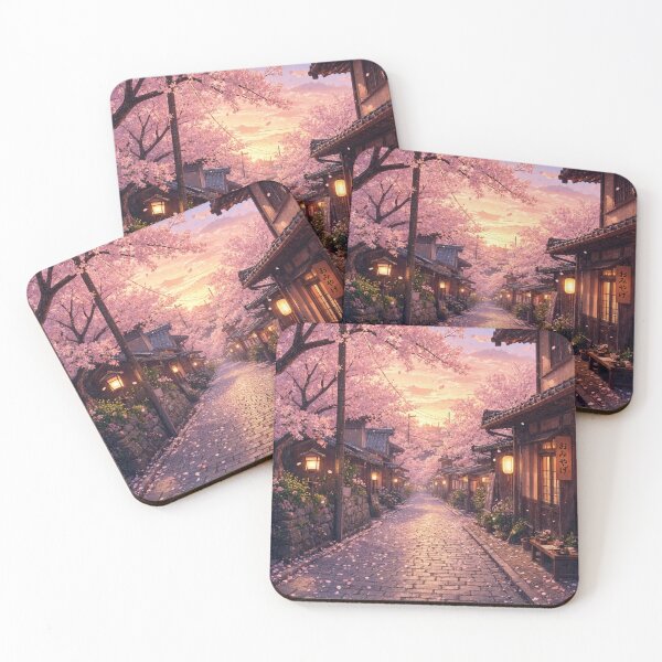 Item preview, Cherry Blossom Dream Street designed and sold by Sajoire.