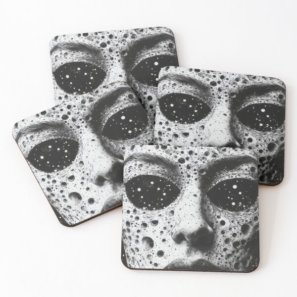 Item preview, Face of a woman with skin riddled with holes designed and sold by Mianku | Für das Leben.