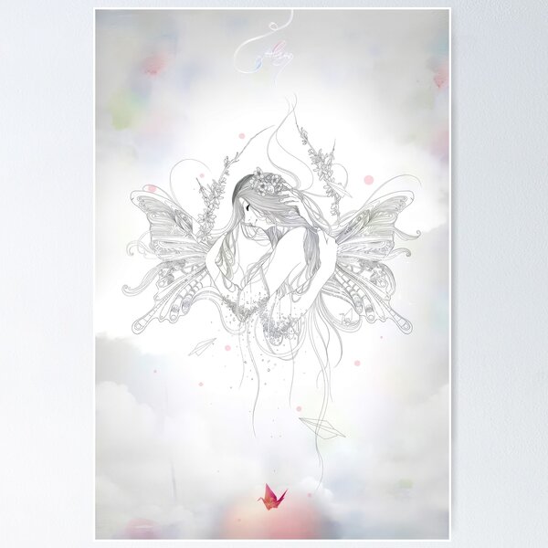 Item preview, Winged Fairy in a Cloudy Dream designed and sold by tammist.