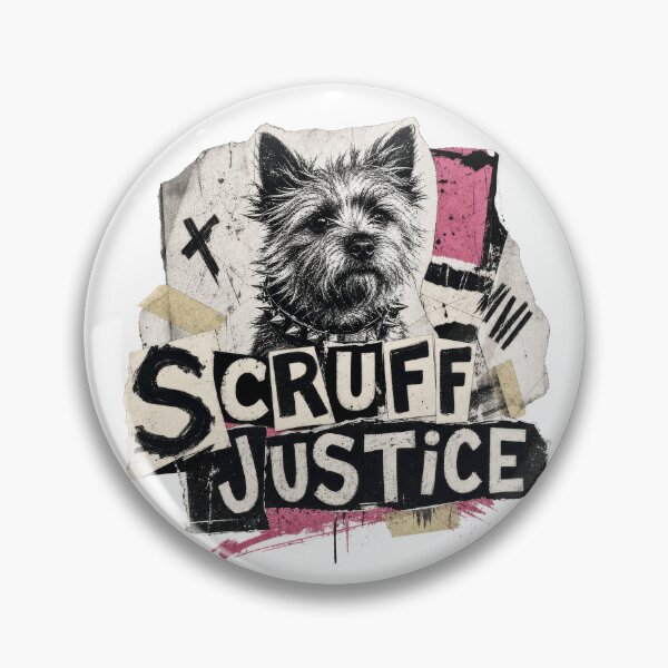 Item preview, Scruff Justice Dog Punk Cairn Terrier Owner designed and sold by AntiqueImages.
