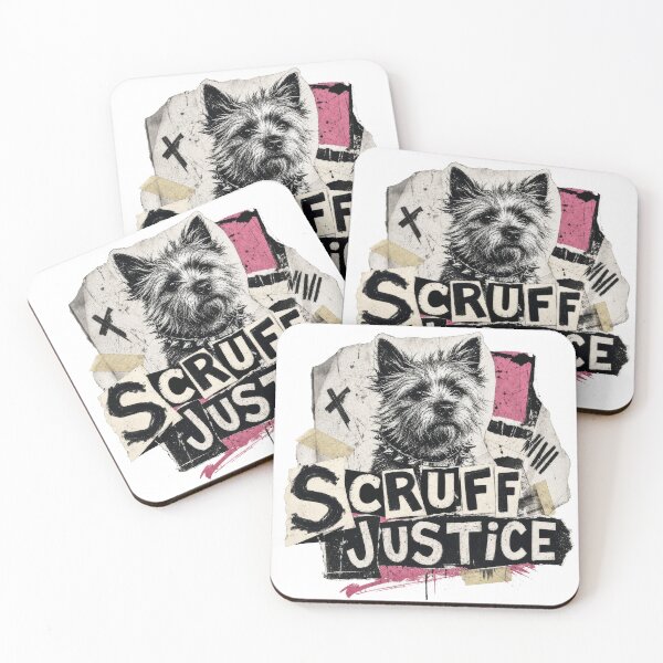 Item preview, Scruff Justice Dog Punk Cairn Terrier Owner designed and sold by AntiqueImages.