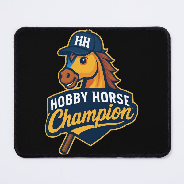 Item preview, Hobby Horse Champion Mascot Logo designed and sold by WeirdHelgas.