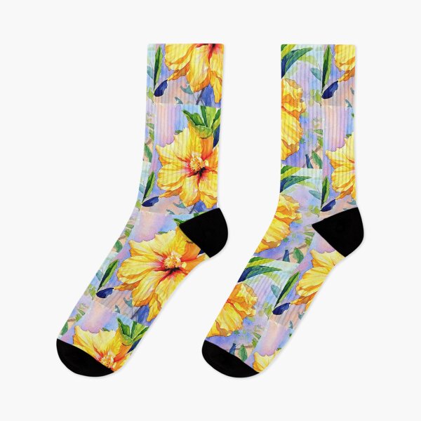 Item preview, Yellow hibiscus painting designed and sold by Fayes4Art.