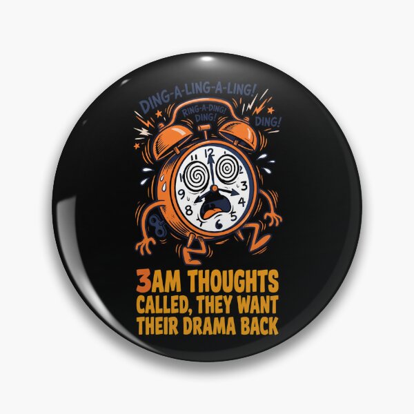 Item preview, 3am Thoughts Called, They Want Their Drama Back 2 - Alarm Clock Design designed and sold by KansydMerch.