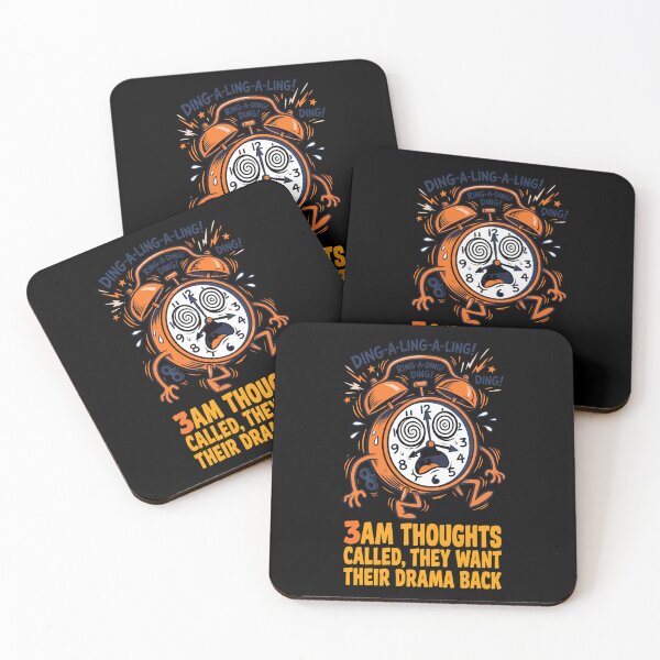 Item preview, 3am Thoughts Called, They Want Their Drama Back 2 - Alarm Clock Design designed and sold by KansydMerch.