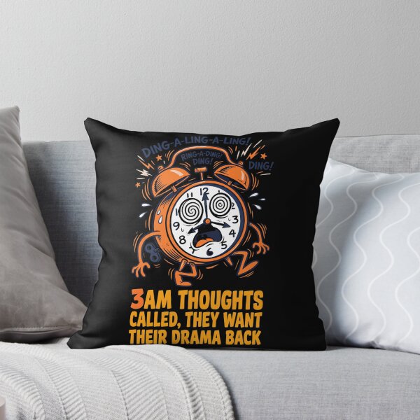 Item preview, 3am Thoughts Called, They Want Their Drama Back 2 - Alarm Clock Design designed and sold by KansydMerch.