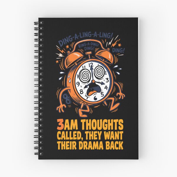 Item preview, 3am Thoughts Called, They Want Their Drama Back 2 - Alarm Clock Design designed and sold by KansydMerch.