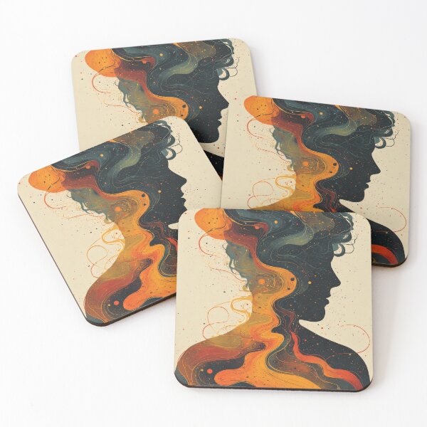 Item preview, The spirit is freed in a riot of color. designed and sold by Mianku | Für das Leben.