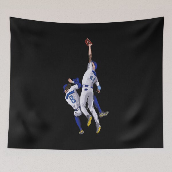 Item preview, Blue Heaven Double Catch Baseball Art designed and sold by Eowcat.