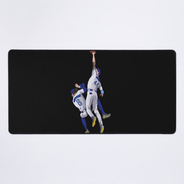 Item preview, Blue Heaven Double Catch Baseball Art designed and sold by Eowcat.