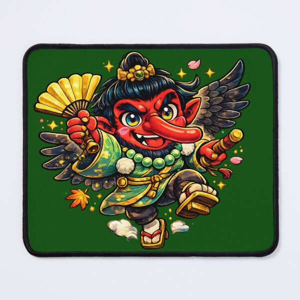 Item preview, Colorful Tengu Japanese Yokai Character designed and sold by OddGarage.