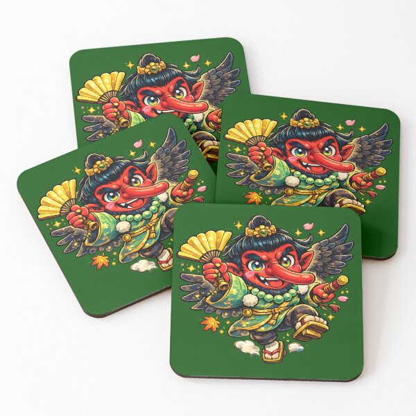 Item preview, Colorful Tengu Japanese Yokai Character designed and sold by OddGarage.