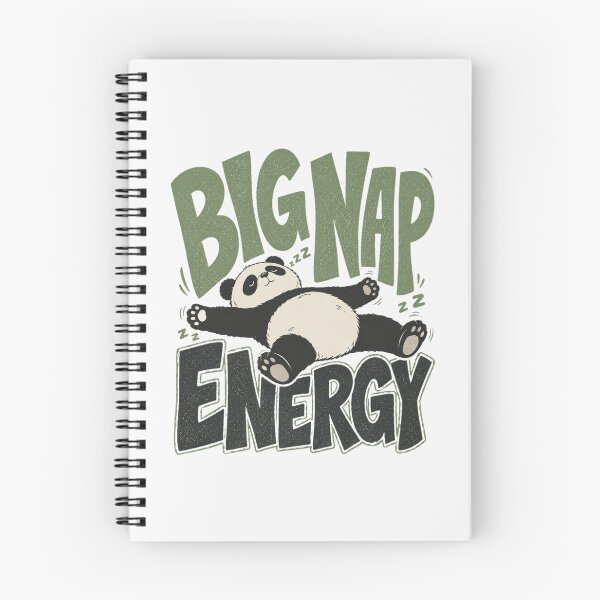 Item preview, Big Nap Energy Tee, Type-Sandwich Lounging Panda Graphic designed and sold by PhylonBoxx.