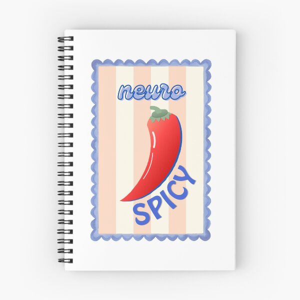 Item preview, Neurospicy Pride - Retro Chili Stamp Design designed and sold by Chronically Cosy.