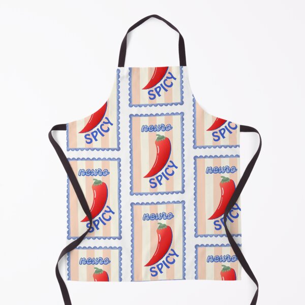 Item preview, Neurospicy Pride - Retro Chili Stamp Design designed and sold by Chronically Cosy.