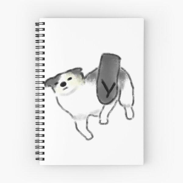 Item preview, Cute Dog Hit By Slippers Funny Slipper Attack Art designed and sold by raun.draw.