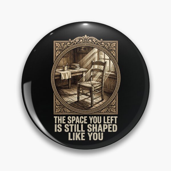 Item preview, The Space You Left Is Still Shaped Like You - Empty Chair Design designed and sold by KansydMerch.