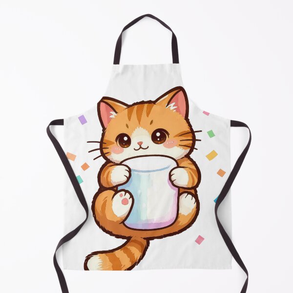 Item preview, Cute Orange Cat Hugging a Marshmallow | Kawaii Cozy Kitty T-Shirt designed and sold by Nuttajak.