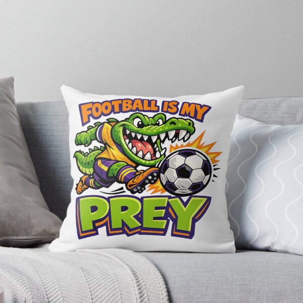 Item preview, Funny Football Is My Prey Crocodile Soccer   designed and sold by PIXENTRA.