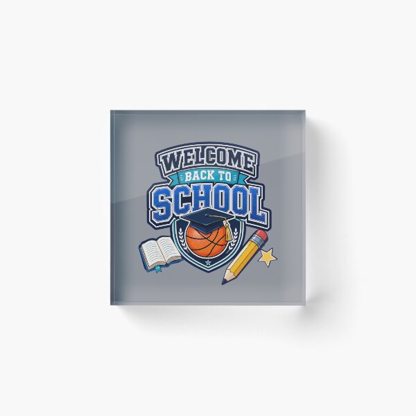 Item preview, Welcome Back to School Basketball designed and sold by Aimetoi.