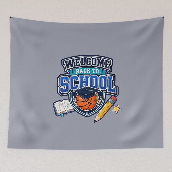 Item preview, Welcome Back to School Basketball designed and sold by Aimetoi.